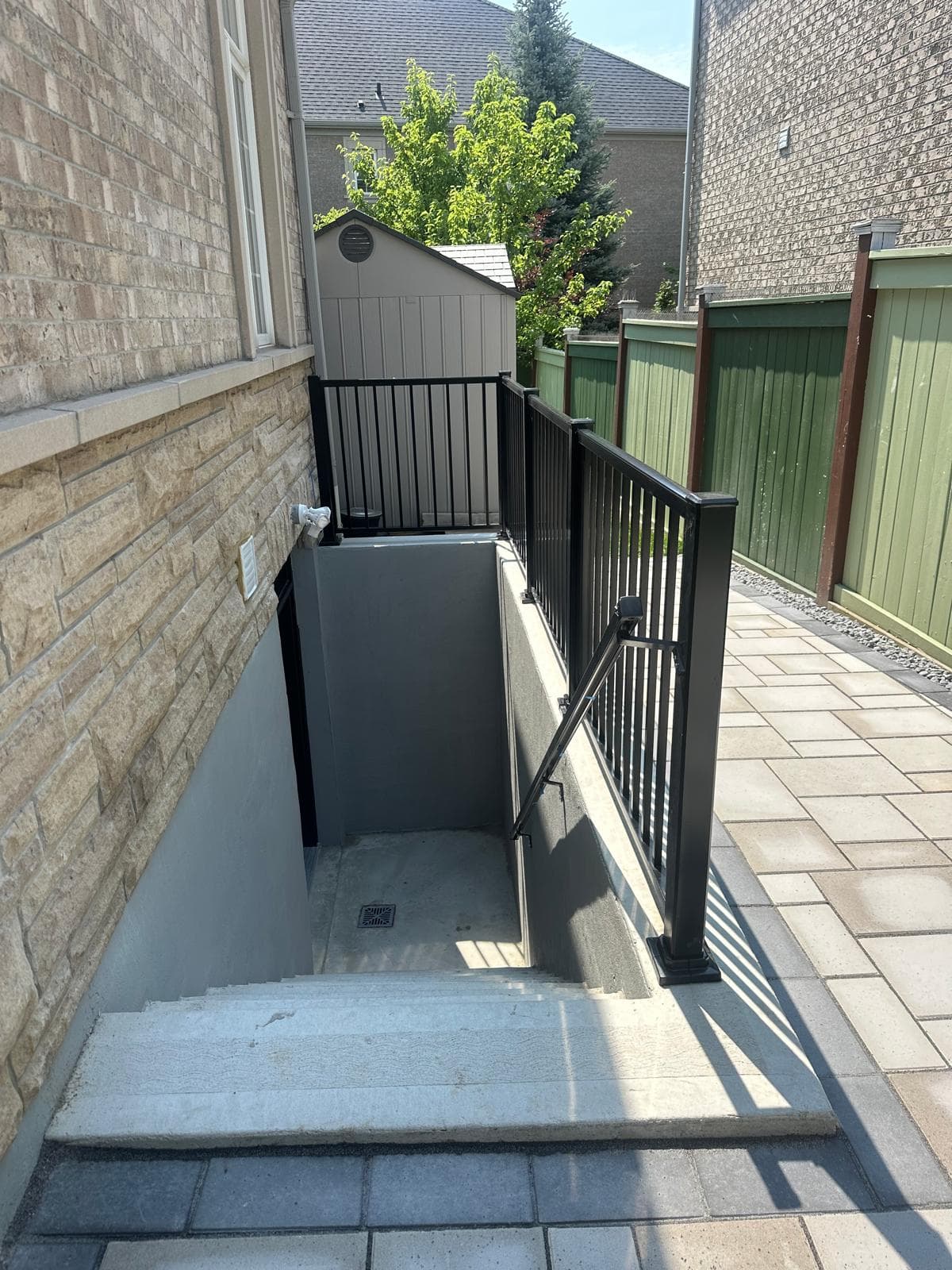 Side Entrance & Below Grade Entrance
