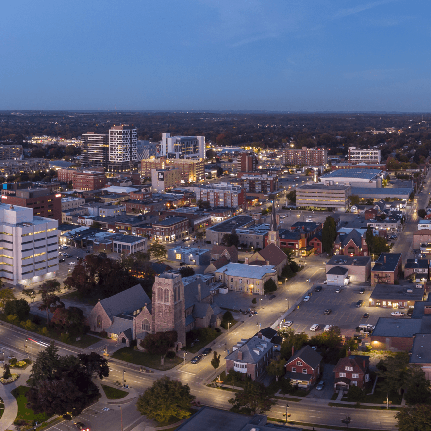 Oshawa Ontario city skyline